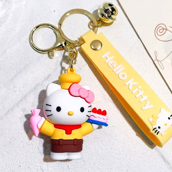 Hello Kitty Other - Sanrio Hello Kitty Bracelet  Wrist Strap  Key Chain ( New)